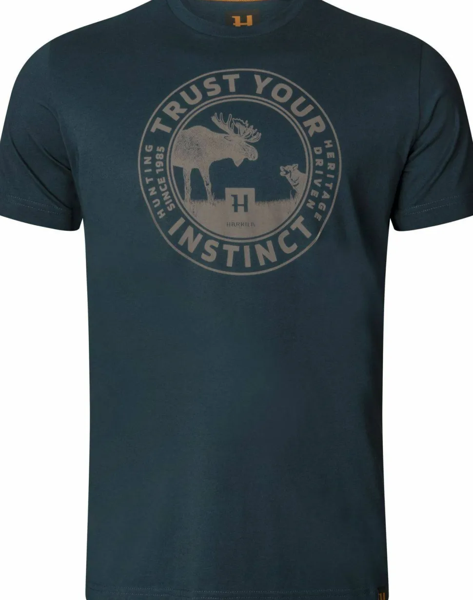 Härkila Men's Härkila Moose T-Shirt Dark Navy
