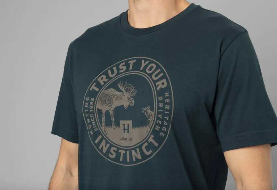 Härkila Men's Härkila Moose T-Shirt Dark Navy