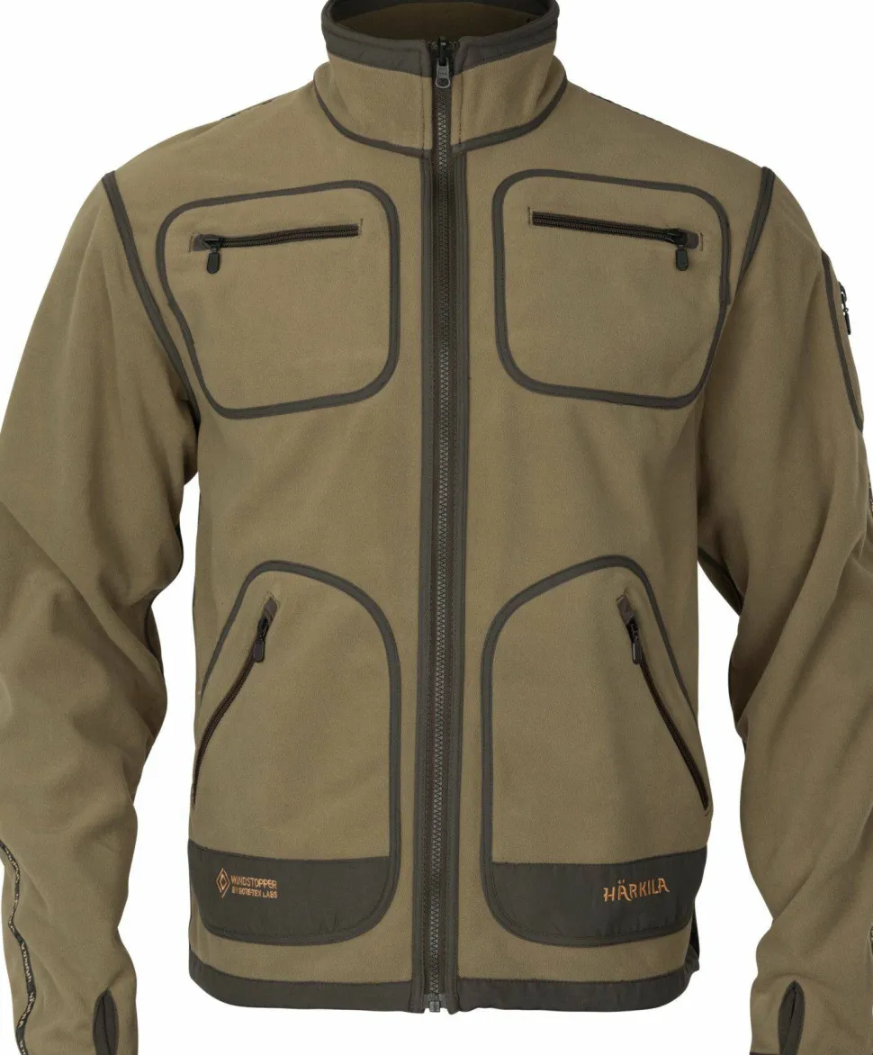 Härkila Men's Kamko Fleece Dark Antique Bronze/willow Green
