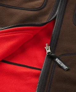 Härkila Men's Kamko Fleece Brown/Red