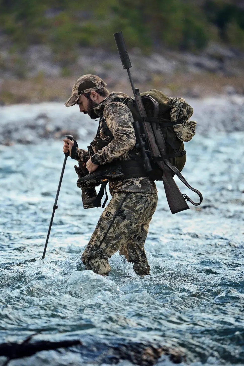 Härkila Men's Mountain Hunter Expedition HWS Packable Jacket Axis Msp®Mountain