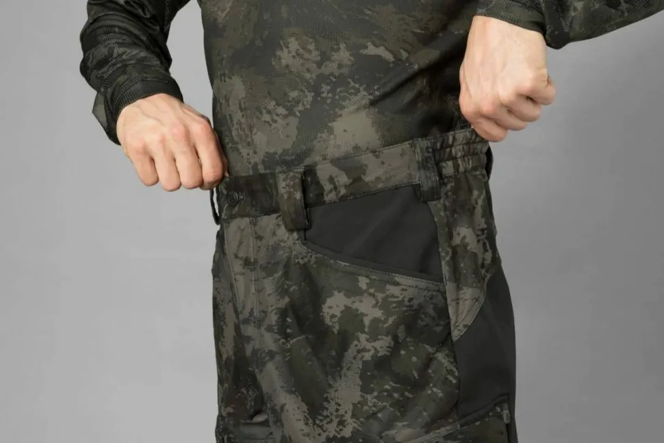 Härkila Men's Noctyx Camo Silent Trousers Axis Msp Black/Black