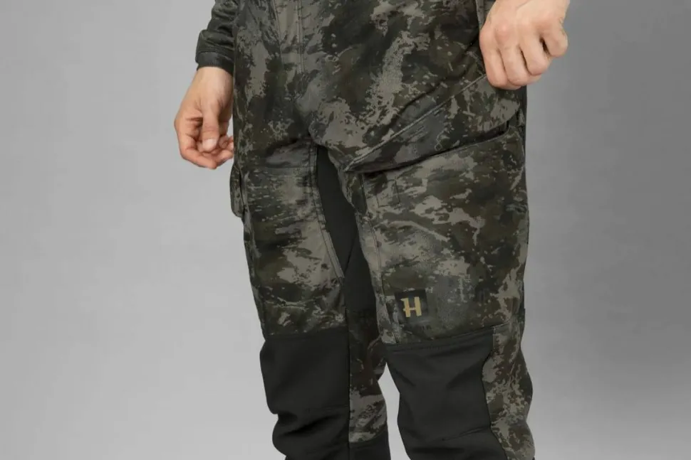 Härkila Men's Noctyx Camo Silent Trousers Axis Msp Black/Black