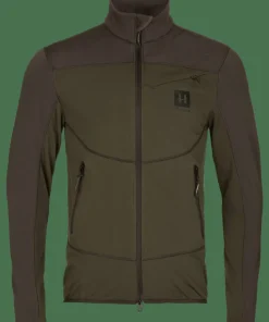 Härkila Men's Olaf Fleece Jacket Willow Green/Shadow Grey