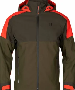 Härkila Men's Pro Hunter Dog Keeper GORE-TEX Jacket Willow Green/Orange