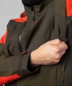 Härkila Men's Pro Hunter Dog Keeper GORE-TEX Jacket Willow Green/Orange