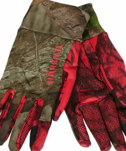 Härkila Moose Hunter 2.0 Fleece Gloves Mossy Oak Break-Up Country/Mossy Oak Red