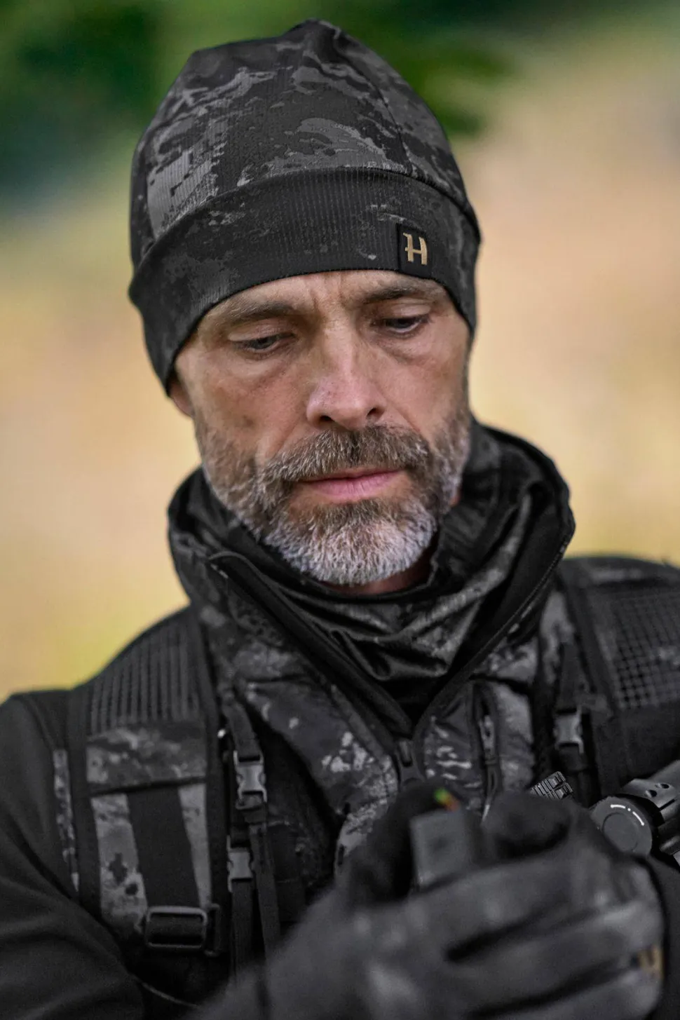 Härkila Noctyx Camo Beanie Axis MSP®Black