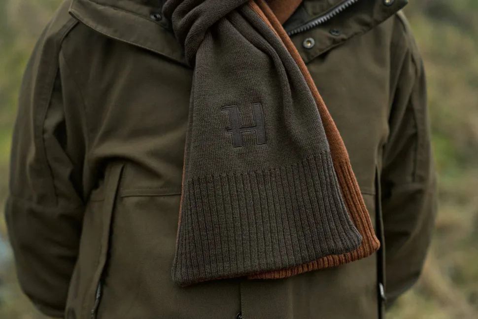 Härkila Reversible Scarf Shadow Brown/rustique Clay