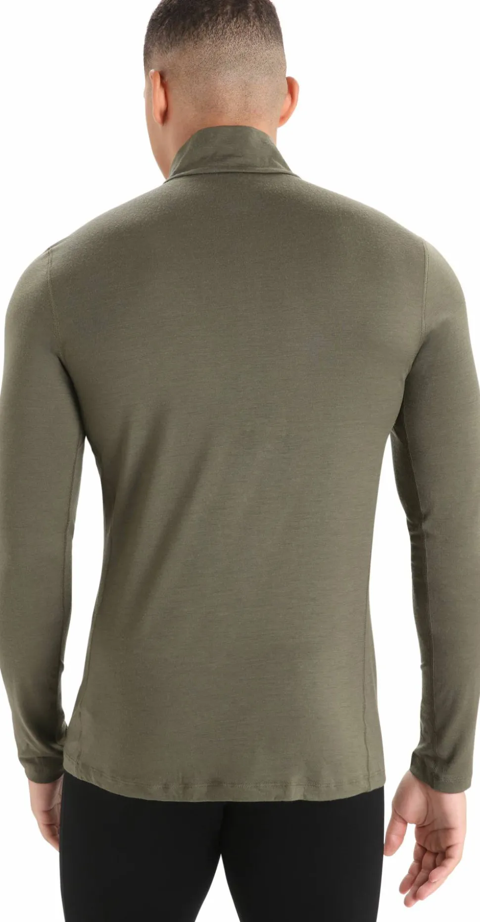 Icebreaker Men's 200 Oasis Long Sleeve Half Zip Loden