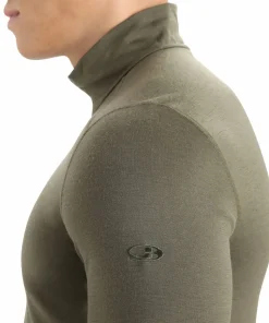 Icebreaker Men's 200 Oasis Long Sleeve Half Zip Loden