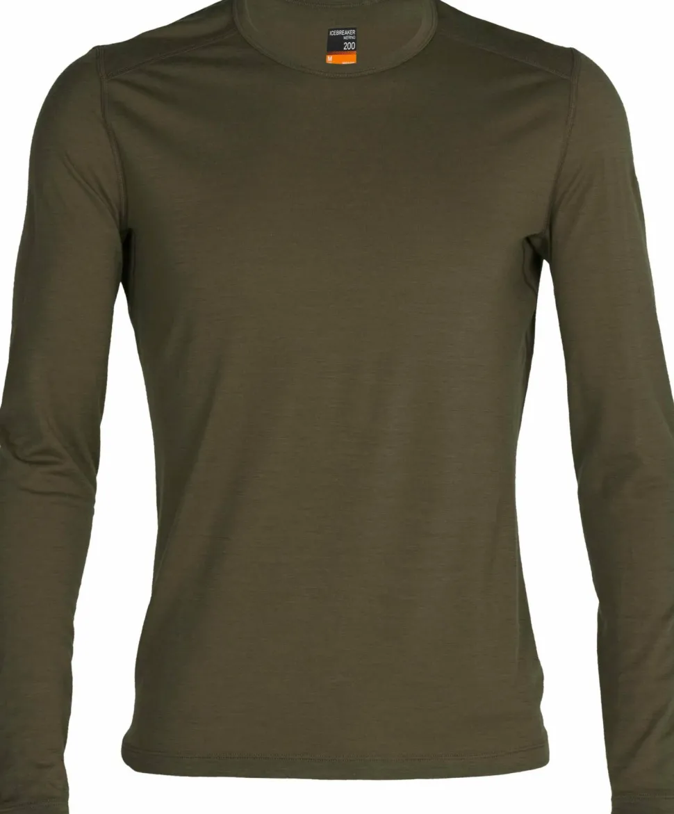 Icebreaker Men's 200 Oasis Long Sleeve Crewe Loden