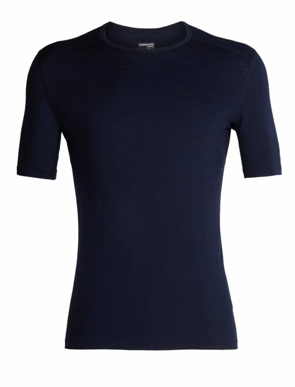 Icebreaker Men's 200 Oasis Short Sleeve Crewe Midnight Navy