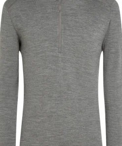 Icebreaker Men's 260 Tech Longsleeve Half Zip Gritstone Heather