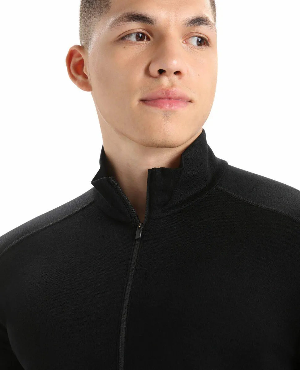 Icebreaker Men's 260 Tech Longsleeve Half Zip Black