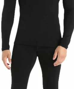 Icebreaker Men's 260 Tech Longsleeve Half Zip Black