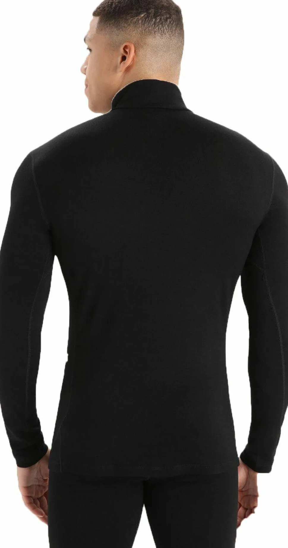 Icebreaker Men's 260 Tech Longsleeve Half Zip Black