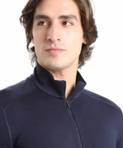 Icebreaker Men's 260 Tech Longsleeve Half Zip Midnight Navy