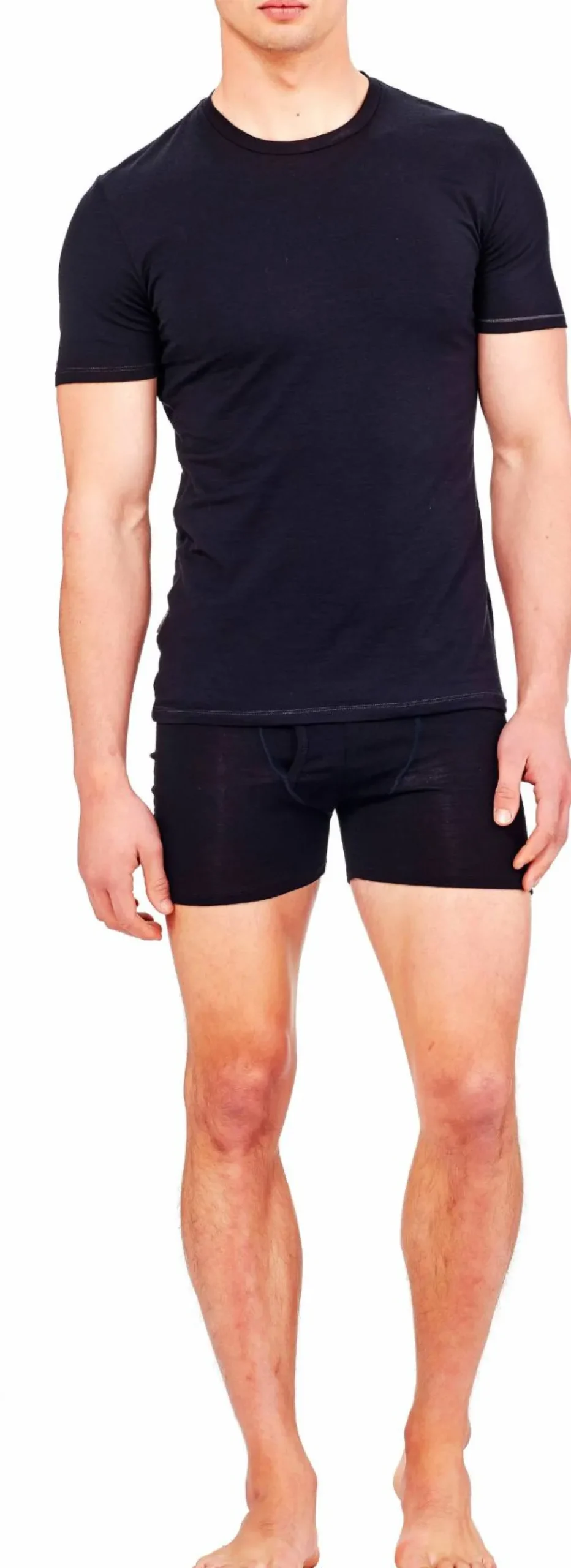 Icebreaker Men's Anatomica Boxers With Fly Black/monsoon