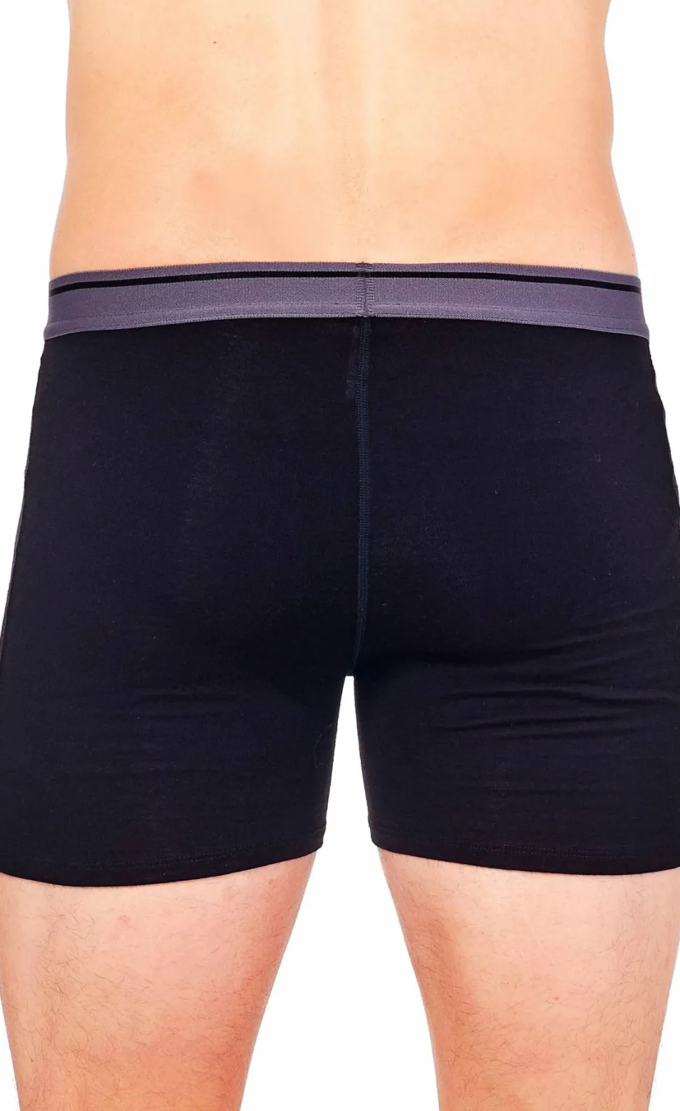 Icebreaker Men's Anatomica Boxers With Fly Black/monsoon