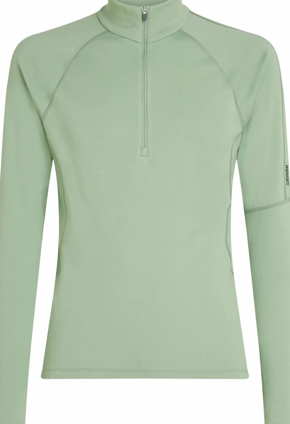 Icebreaker Men's Merino 300 MerinoFine Polar Long Sleeve Half Zip Seaglass