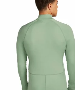 Icebreaker Men's Merino 300 MerinoFine Polar Long Sleeve Half Zip Seaglass