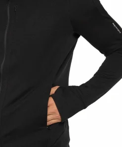 Icebreaker Men's Merino 260 Quantum Long Sleeve Zip Hoodie Black