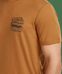 Icebreaker Men's Merino 150 Tech Lite Ss Tee Evolving Layers Trail