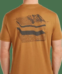 Icebreaker Men's Merino 150 Tech Lite Ss Tee Evolving Layers Trail
