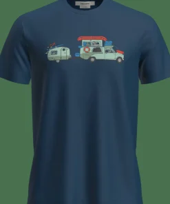 Icebreaker Men's Merino 150 Tech Lite Ss Tee Transportage Atlantis