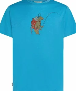 Icebreaker Men's Merino 150 Tech Lite Ss Tee Bear Catch Arctic