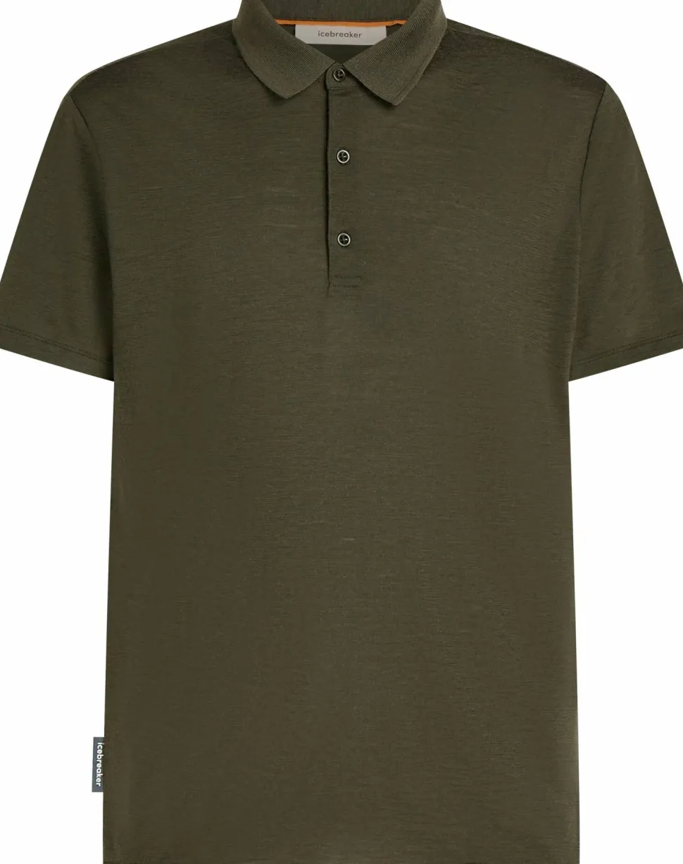 Icebreaker Men's Merino 150 Tech Lite III Short Sleeve Polo Dk Loden