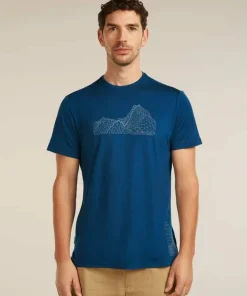 Icebreaker Men's Merino Blend 125 Cool-Lite™ Sphere Ss Tee Beta Atlantis