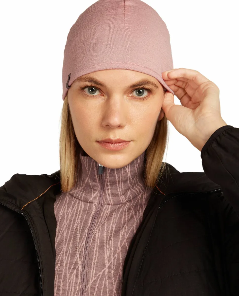 Icebreaker Unisex Pocket Hat Summit/Blush