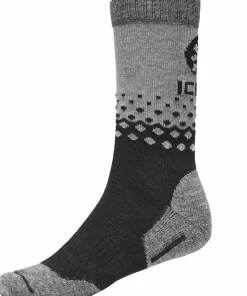 Icebug Warm Wool Sock Black/Grey