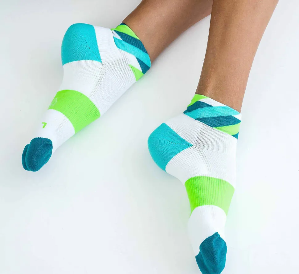 Incylence Running Loops Short White Green