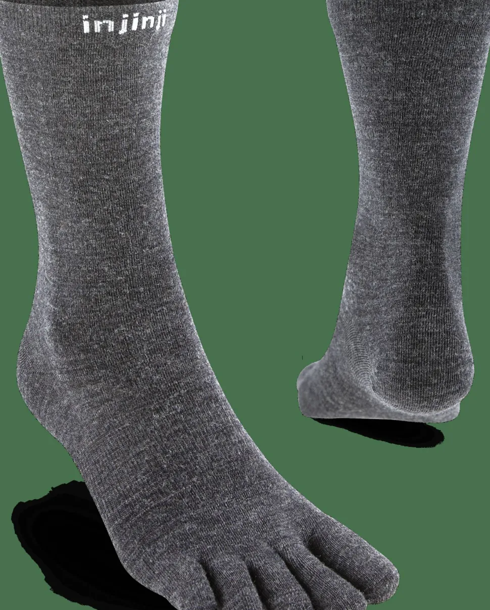 Injinji Liner Crew Wool Slate
