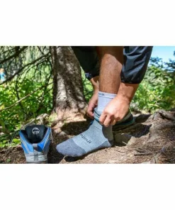 Injinji Men's Liner + Hiker Crew Charcoal