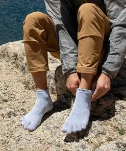 Injinji Men's Liner Mini-Crew Heather Gray