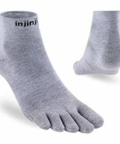Injinji Men's Liner Mini-Crew Heather Gray
