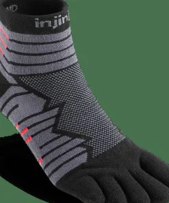 Injinji Men's Ultra Run Mini-Crew Onyx