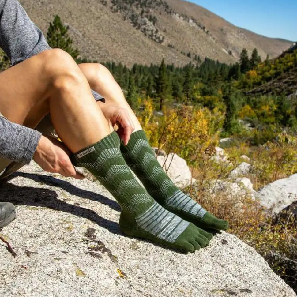 Injinji Outdoor Midweight Crew Wool Forest
