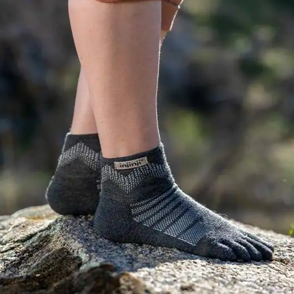 Injinji Outdoor Midweight Mini-Crew Wool Slate