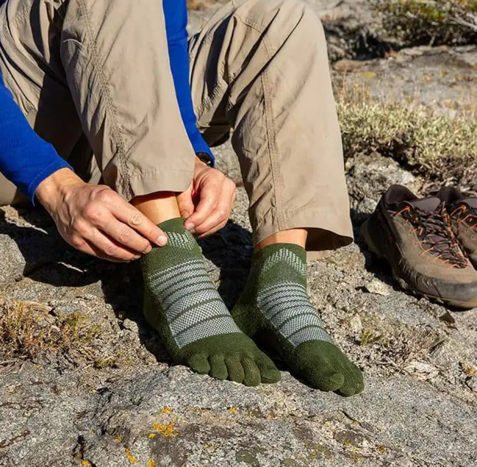 Injinji Outdoor Midweight Mini-Crew Wool Forest