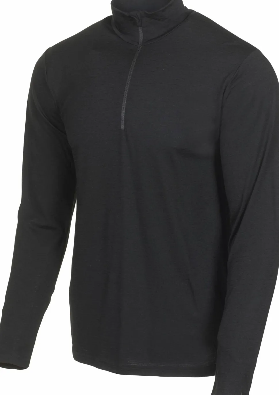 Ivanhoe Men's Underwool Sonny Half Zip Black