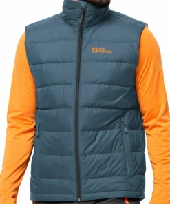 Jack Wolfskin Men's Ather Down Vest Midnight Sky
