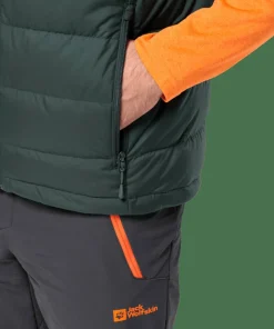 Jack Wolfskin Men's Ather Down Vest Black Olive