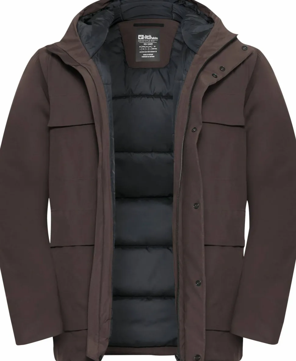 Jack Wolfskin Men's Brandenburger Jacket Peat