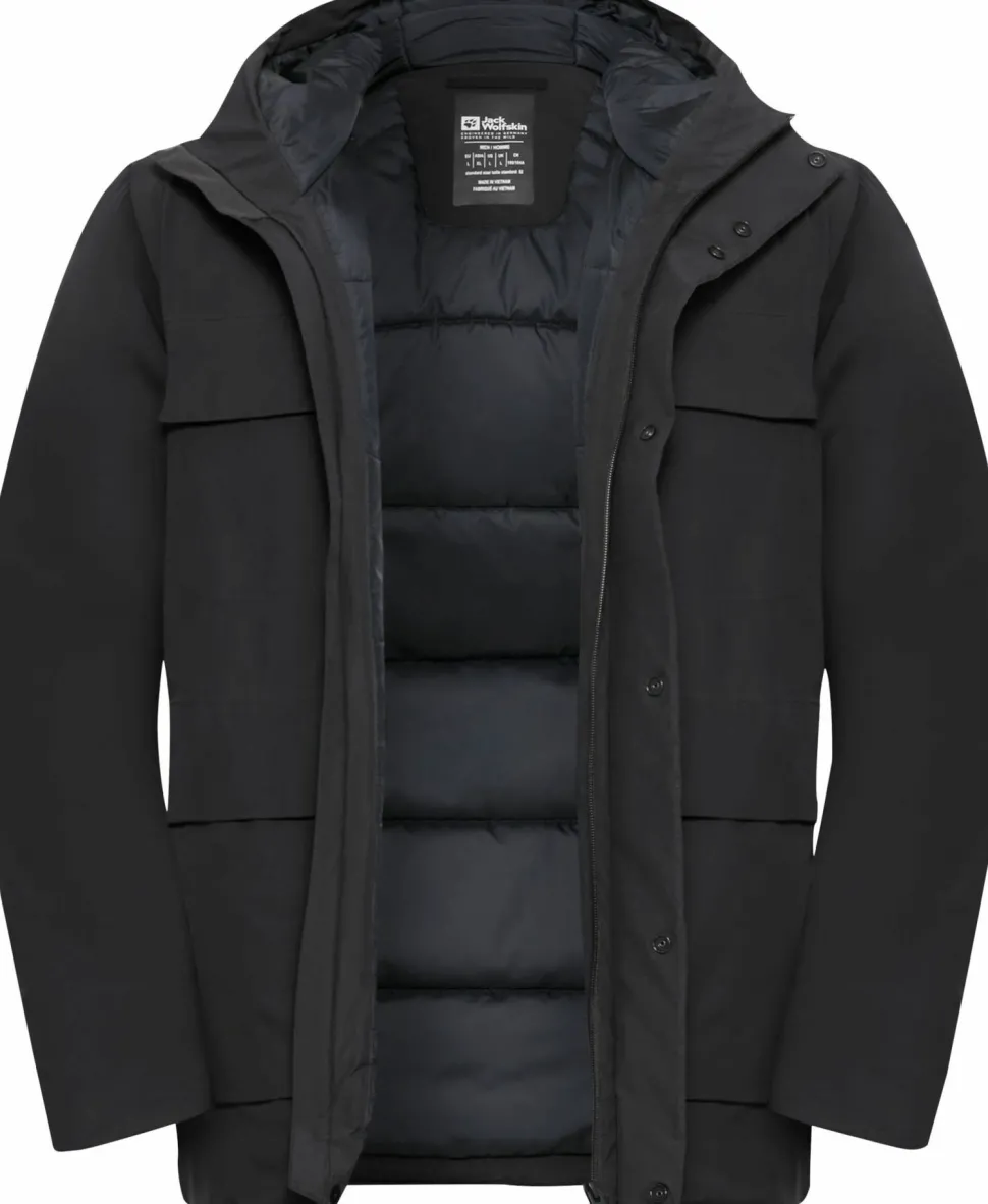 Jack Wolfskin Men's Brandenburger Jacket Black