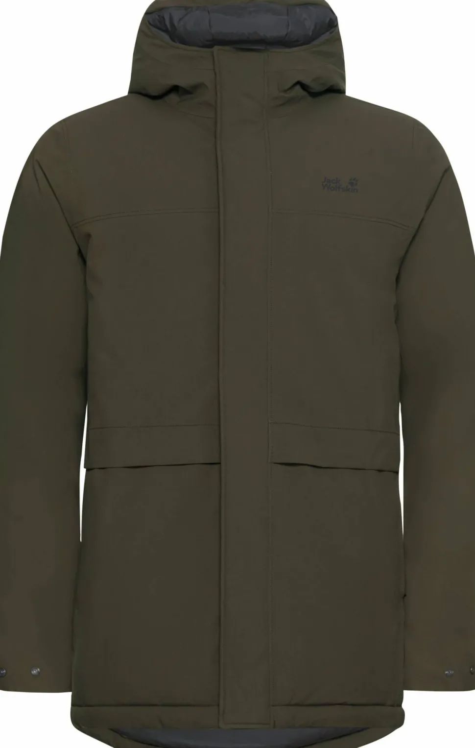 Jack Wolfskin Men's Cold Camp Coat Obsidian Moss
